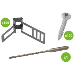 D-LINE PACK 10-17mm 100pk. EVFIX10B/KIT