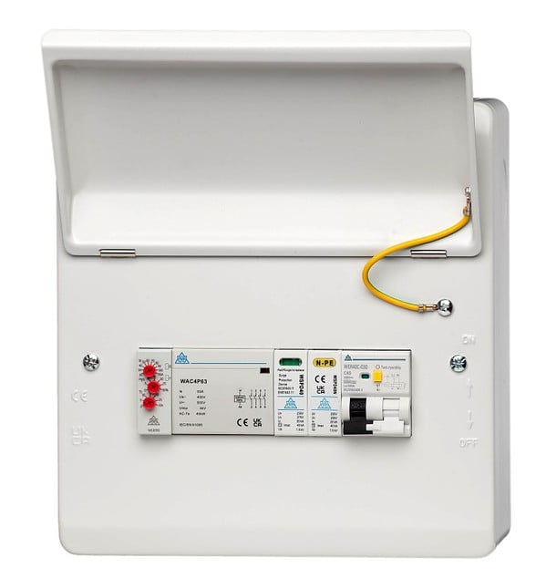 WCED IP20/ IP65 EV Metal/Plastic Load Management Distribution Board.