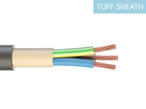 Tuff Sheath Cable 1.5mm 3-core 100m Drum. HTS3C1.5B-100