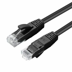MicroConnect U/UTP CAT6 0.5M Black PVC