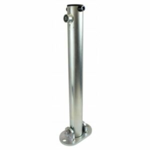 Fold Down Integrated Lockable Post Galvanised. sss-0030