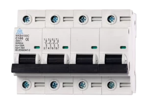 WCED 4 Pole 10KA MCB. WKB***B/C