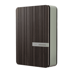 Andersen A2 Charge Point - 7kW Charcoal Accoya. 8.5m tethered.