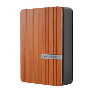 Andersen A2 Charge Point - 7kW Sorong Teak Accoya. 8.5m tethered.