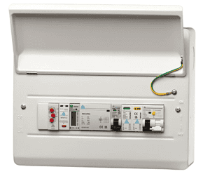 WCED PME Loss Unit 12 mod c/w C40 RCBO /4P63A contactor , SPD & PME + Load Balance/KWH Meter. WMEPME12/LBK