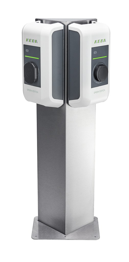 KC-P30 Pedestal, Triangle - stainless steel