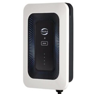 INDRA SMART LUX 7.4KW SMART CHARGER 6M TETHERED WHITE. SMNFGT2WH401