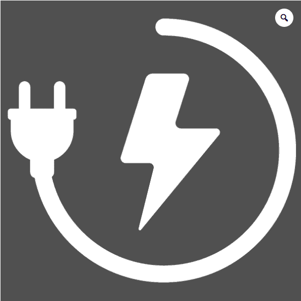 Lightning-EV-Symbol-Car-Park-Marking-White