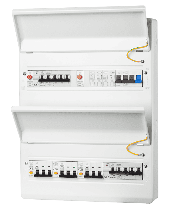 WCED PME Loss Unit 36 Mod 3 x 40A RCBOs(4P) 3x 3 phase chargepoints. WMTP36-R40CSP