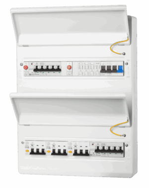 WCED PME Loss Unit 36 Mod 3 x 40A RCBOs(4P) 3x 3 phase chargepoints. WMTP36-R40CSP