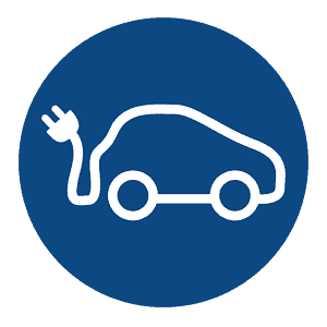 EV Symbol A Circle Car Park Marking