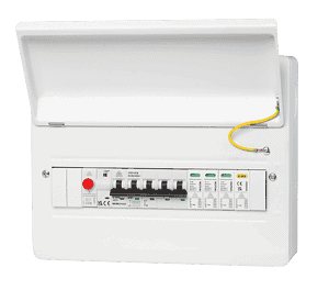 WCED 100A MCB+PME RELAY +SPD (1 x 3 Phase chargepoint +SPD). WARB5100C/PMESP