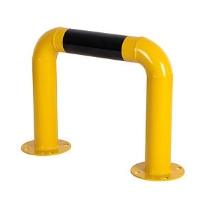 Charge M8 Steel U Post Barrier 500mm | Black and Yellow - clearance