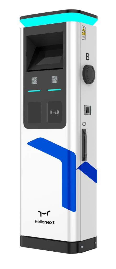 Hellonext H1 22kW GEN 2 AC Pole Charger. H1-22-GEN2-MID-DS