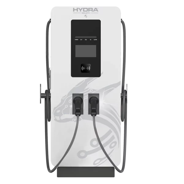 Hydra goliath dual ccs2 60kw free standing dc charger commercial chargers 139
