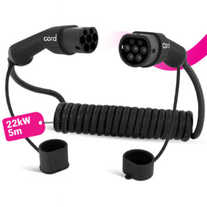 Coiled high speed ev cable 5m swoosh