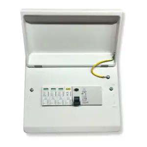 4 pole spd 4 pole 40a c curve type a rcd with metal enclosure