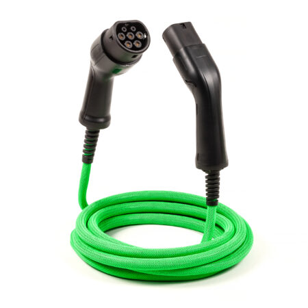 Viper Remix Domestic Type 2 EV Cable Neon Green