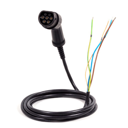 Viper EV Domestic Type 2 Mode 3 Electric Vehicle Tethered Charging Cable